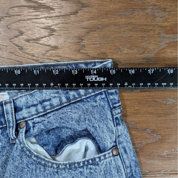 Levis Silver Tab 512 Acid Wash Jeans Men‎ 34x34 (Actual 30x33)  Vintage 90's - Picture 7 of 15